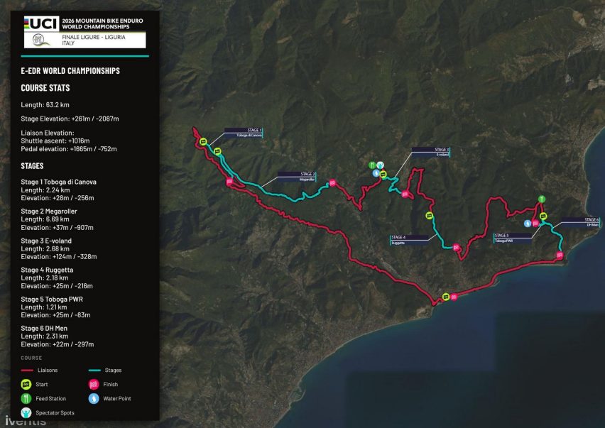 Mondiali UCI Enduro 2026 Finale Outdoor Region - percorso E-EDR