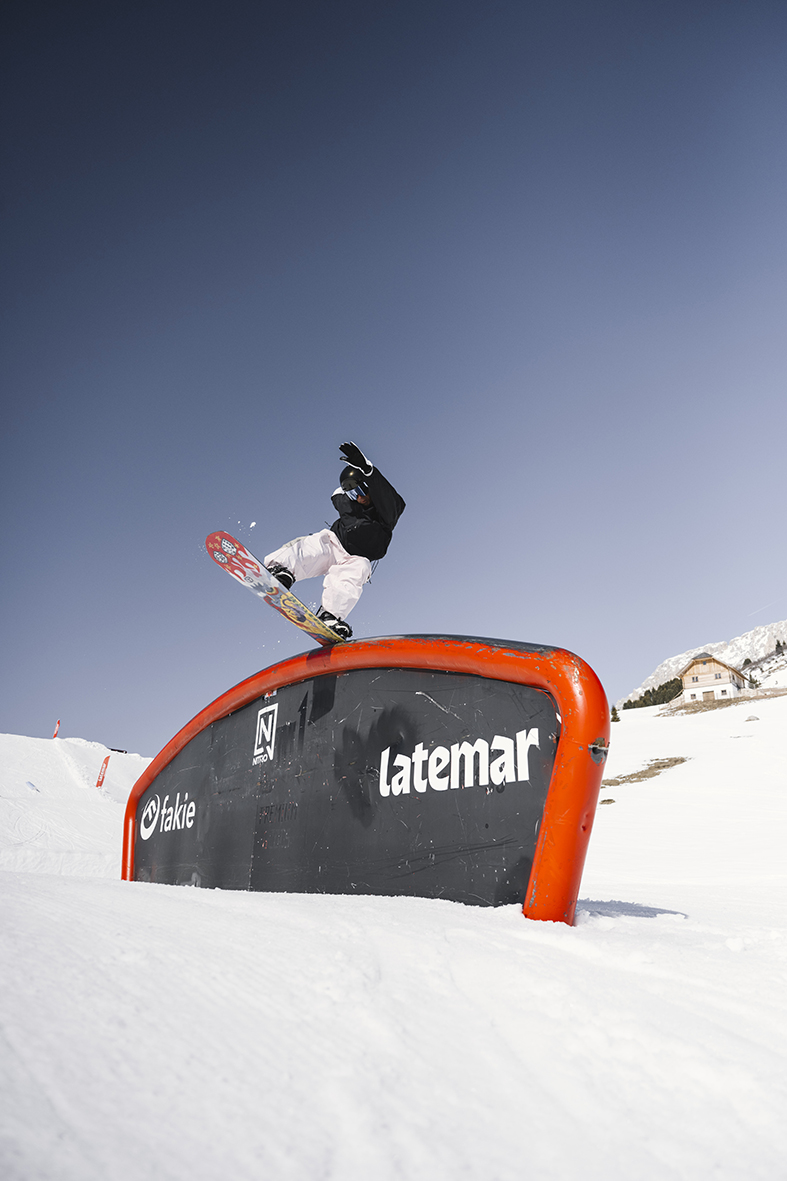 Val d’Ega snowboard freestyle Dolomiti