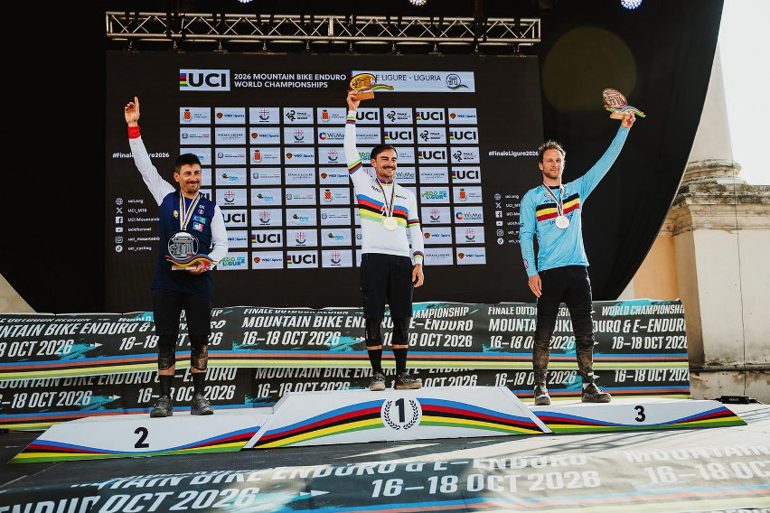 Mondiali E-Enduro 2026 - podio men elite