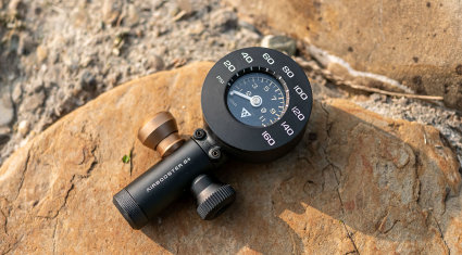 Topeak Airbooster G+ - manometro analogico con adattatore CO2 - cover