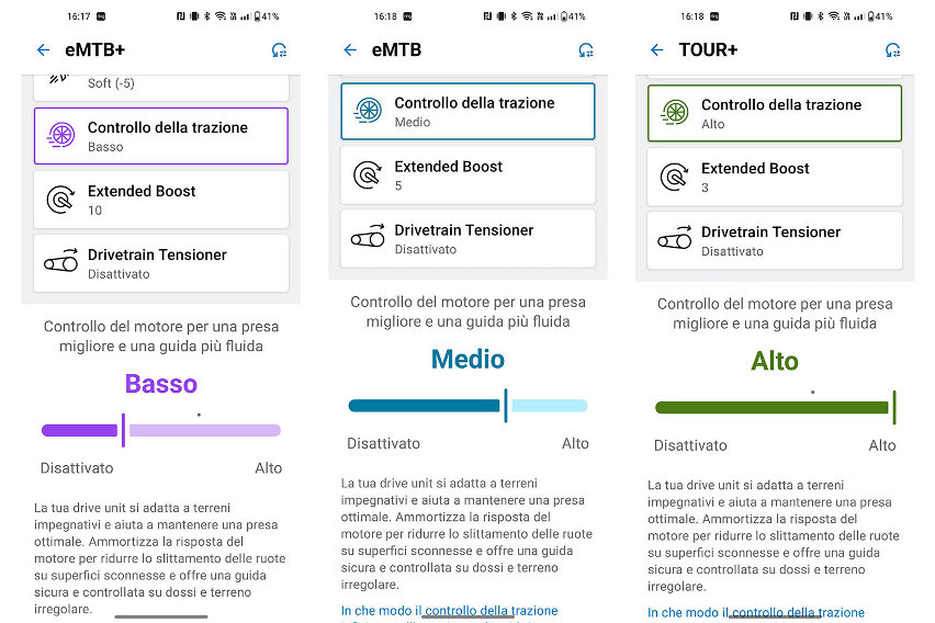 Bosch Flow App 1.38 - traction control tre livelli