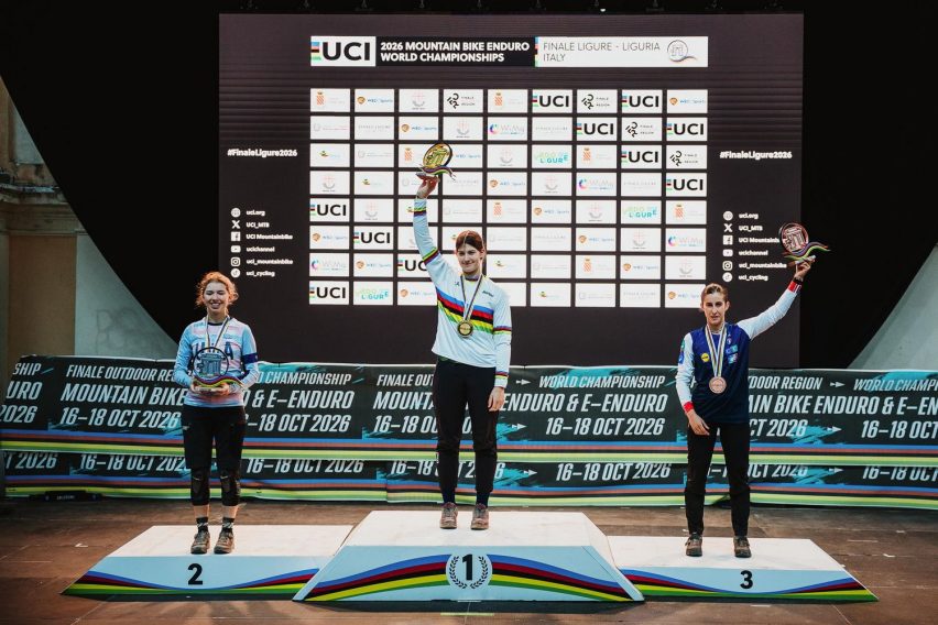 mondiali mtb enduro 2026 finale outdoor region - podio junior women