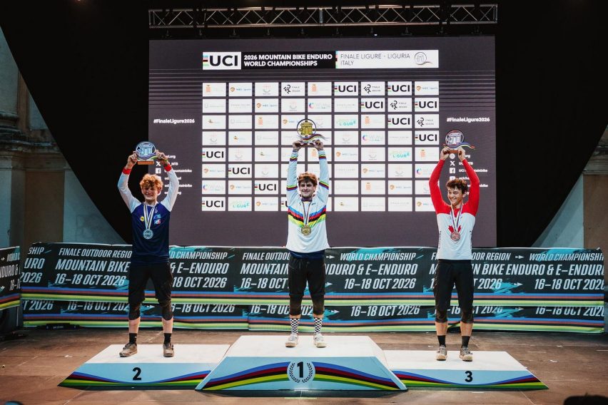 mondiali mtb enduro 2026 finale outdoor region - podio junior men
