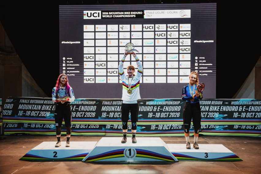 mondiali mtb enduro 2026 finale outdoor region - podio elite women