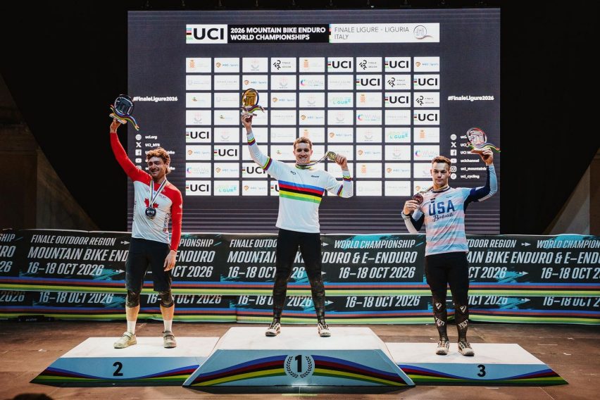 mondiali mtb enduro 2026 finale outdoor region - podio elite men