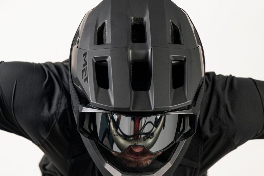 met parachute mcr 2 - casco integrale convertibile - ventilazione